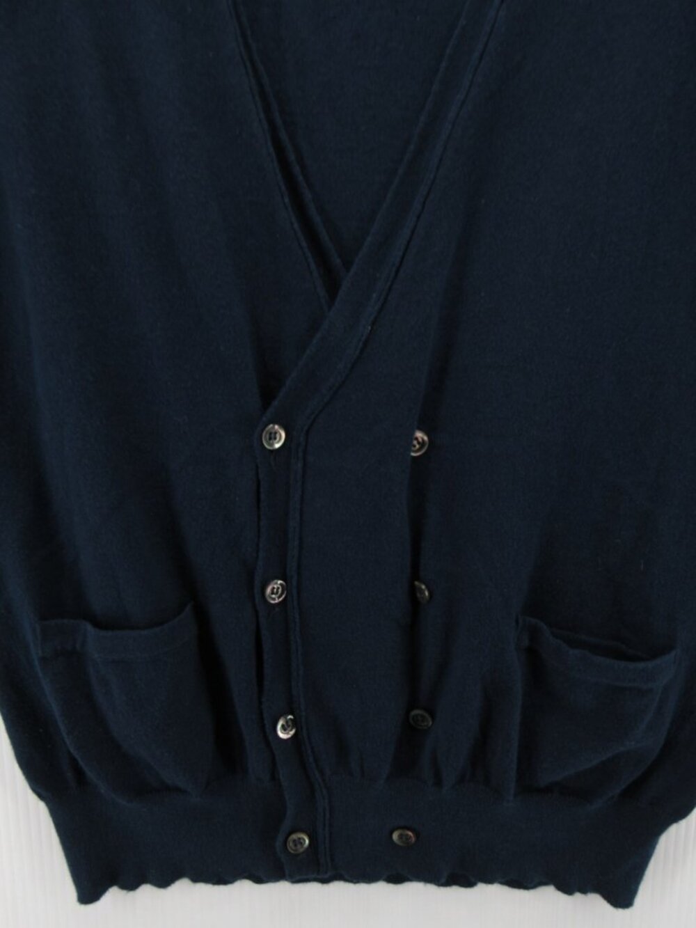 Messagerie Sweater Medium Vest Cardigan Double Breasted Pockets Italy - Picture 3 of 11